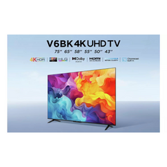 TCL 65V6BK, 65 inch, 4K UHD HDR, Frameless Android TV