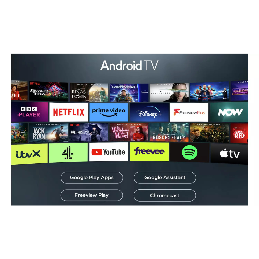 TCL 65V6BK, 65 inch, 4K UHD HDR, Frameless Android TV