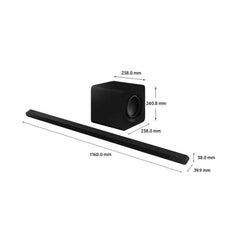 Samsung HW-S800B 3.1.2-Kanal-Bluetooth-Soundbar mit kabellosem Sub