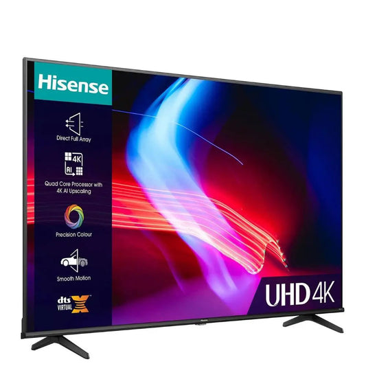 Hisense 43A6KTUK, 43 Zoll, 4K Ultra HD, Smart TV