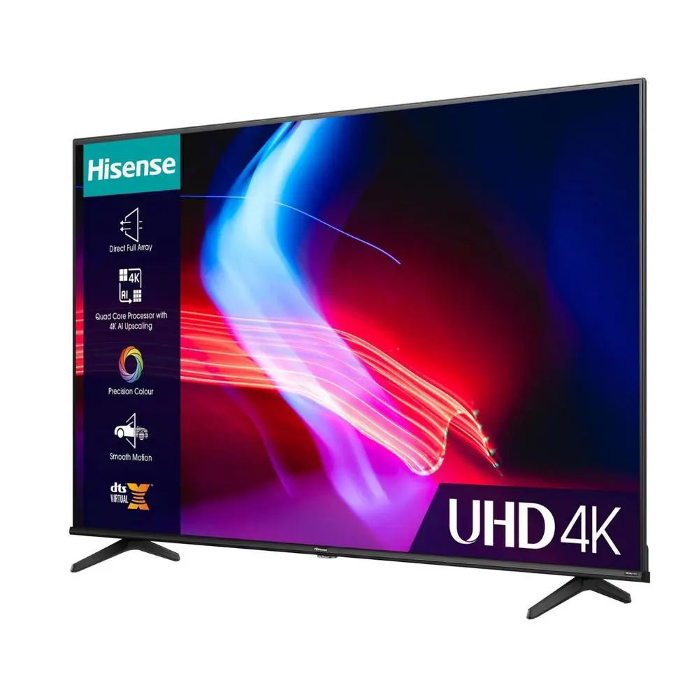 Hisense 50 Zoll 50A6KTUK Smart 4K UHD HDR DLED Freeview-Fernseher 