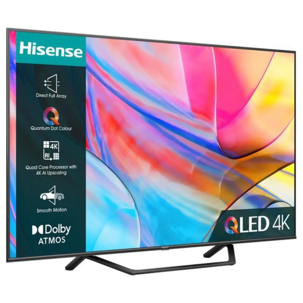 Hisense 55A7KQTUK 55" Smart 4K Ultra HD HDR QLED TV with Amazon Alexa