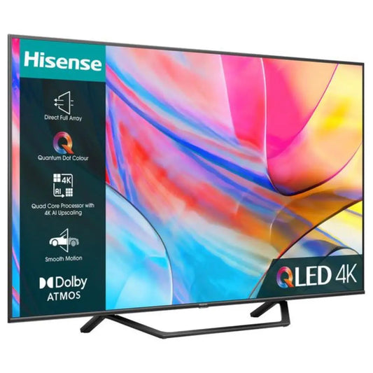 Hisense 65A7KQTUK 65" Smart 4K Ultra HD HDR QLED TV with Amazon Alexa