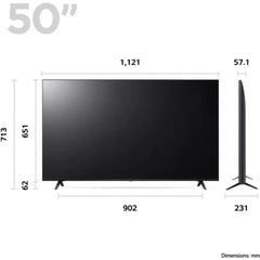 LG 50 Zoll 50UR80006LJ Smart 4K UHD HDR LED Freeview-Fernseher