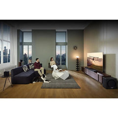 Samsung HW-Q995C 11.1.4-Kanal-Wireless-Dolby-Atmos-Soundbar mit hinteren Lautsprechern, Subwoofer und Q Symphony