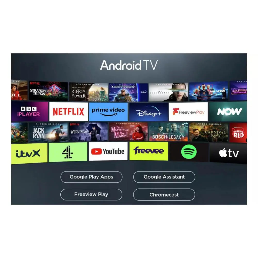 TCL 50V6BK, 50-inch, 4K UHD HDR, Frameless Android TV